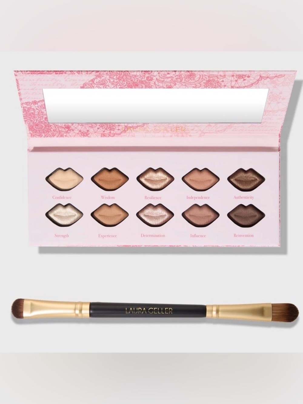 Laura Geller Baked Kisses Palette & Brush Set